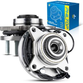 PHILTOP 515142 Front Wheel Hub and Bearing Assembly 6 Lugs for Expedition 2011-2014, Navigator 2011-2014, F150 2011-2014, 2 PCS with ABS
