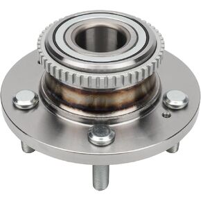 DRIVESTAR 512196 Rear Wheel Bearing and Hub Assembly Compatible with Hyundai Santa Fe 2001-2006, FWD Only with 5-Lug, 4-Wheel ABS