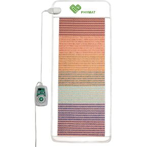 Far Infrared Heating Pad,Infrared Mat Full Body,7 Color Gemstone Heating Pad,7 Chakra Yoga Meditation Crystal Mat,Amethyst Mat Infrared Heating Pad with Auto Shut Off,Adjustable Temp(67"x27")