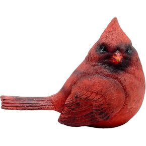 The Bridge Collection 6" Cardinal Figurine - Classic Resin Cardinal Statue - Red Bird Figure