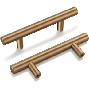 goldenwarm 10 Pack Champagne Bronze Cabinet Pulls Gold Cabinet Handles 6-1/4 inch(160mm) Champagne Drawer Pulls Brushed Bronze Cabinet Pulls Kitchen Bathroom Bedroom Furniture Handles in Kuwait