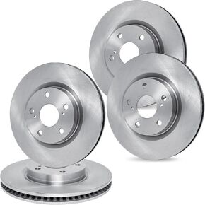 R1 Concepts Front Rear Brakes and Rotors Kit |Brake Disc| Brake Rotors|fits 2008-2009 Jaguar XKR