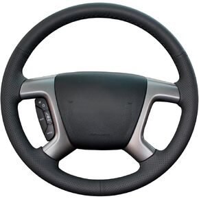 MEWANT Steering Wheel Cover for Chevy 2008-2013 Silverado 1500 / Chevy Silverado 2500 3500/2007-2013 2014 Tahoe / 2007-2014 Suburban 1500/2007-2013 Avalanche 1500/2009-2015 Traverse/Express