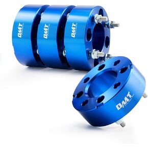 فواصل عجلات Orion Motor Tech 4x110 ATV، محولات عجلات زرقاء 2 بوصة مع مسامير متوافقة مع Honda Rancher Yamaha Rhino Kawasaki سوزوكي مور، طقم فاصل عجلات 50 مم، مجموعة من 4 in Kuwait