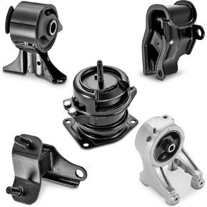 PartsFlow Transmission & Motor Mount Set for 1999 2000 2001 2002 2003 2004 Honda Odyssey A4519 A4518 A6552 A6582 A6579