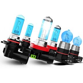 Compatible With Chevy Colorado 2015 2016 2017 2018 2019 2020 2021 2022 2023 Lights Headlight Bulbs, 9005/HB3/H10 High Beam + H11/H8/H9 Low Beams Halogen, 4 Pack
