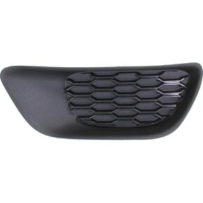 DAT AUTO PARTS Front Right Passenger Side Bumper Fog Light Lamp Hole Cover Grille Molding Trim Replacement For 2011-2020 Dodge Grand Caravan Black Textured CH1039129 68100708AA