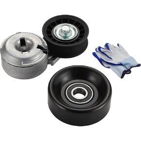 90K-38102 (2PCS 38102+38001) Serpentine Belt Tensioner Kit Without Belt Fit For Ford Aerostar 96-97/Explorer 97-99 Mercury Mountaineer 98-99 OE#DBK060864