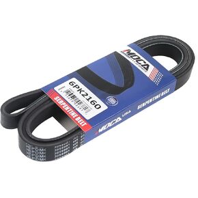 Serpentine Belt 6PK2125 Compatible with Ford, for Kia, for Mercedes-Benz, for Hyundai - 2010-2013 Forte 2.0L, 1994-1997 Taurus, C220 C230 GLK250, 2010-2011 Tucson