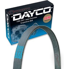 Dayco Main Drive Serpentine Belt compatible with Jeep Cherokee 4.0L L6 1996-2001