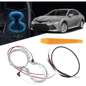 For Toyota Camry 2018-2021 Water Cup Holder Ambient Light Storage Box Frame Decoration Lamp