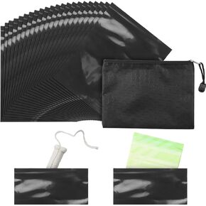 Tampon Disposal Bags Pack of 101,Black Sealable and Prevents Odours Feminine Hygiene Disposal Bag with Storage Bag 4.7x6 inches Opaque Sanitary Trash Bags for Tampons,Hygienic Products