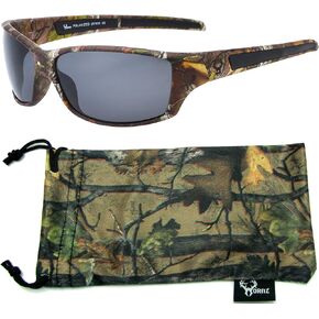 Hornz Polarized Sunglasses for Men Brown Forest Camouflage Durable Light Weight