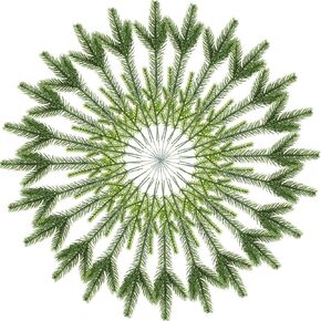 Syhood 50 Pieces Artificial Pine Branches, Christmas Tree Picks, Fake Christmas Greenery Filler for DIY Garland Wreath Home Vase Gift Decor, 2 Styles in Kuwait