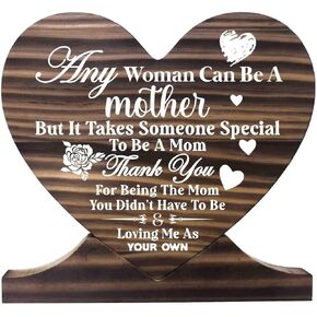 Thank You Mom Gifts, from Daughter or Son Wood Signs, Gift Wood Plaque Heart, Meaningful Gifts for Mom, Heart Wood Sign, Mom Plaque, Meaningful Gifts for Mom, Birthday, Mother's Day, Christmas in Saudi Arabia