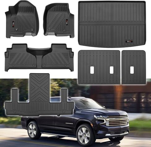 for 2021-2024 2025 Chevy Tahoe/GMC Yukon/Cadillac Escalade Cargo Mats Trunk Liner All Weather TPE Rubber Protection Accessories (Not for Yukon XL Or Escalade ESV) in Saudi Arabia