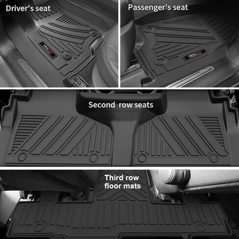 for 2021-2024 2025 Chevy Tahoe/GMC Yukon/Cadillac Escalade Cargo Mats Trunk Liner All Weather TPE Rubber Protection Accessories (Not for Yukon XL Or Escalade ESV) in Saudi Arabia