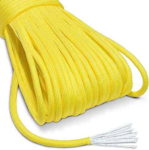 CooBigo Paracord Rope 1000lb,4mm 12 Strand Parachute Cord,100ft Blue Paracord for DIY Weave Bracelet/Lanyards,Tent Camping,Hiking,Survival,or Others Outdoor Gear in Saudi Arabia