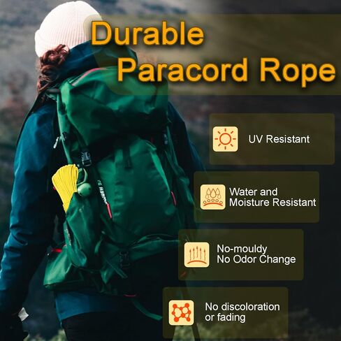 CooBigo Paracord Rope 1000lb,4mm 12 Strand Parachute Cord,100ft Blue Paracord for DIY Weave Bracelet/Lanyards,Tent Camping,Hiking,Survival,or Others Outdoor Gear in Saudi Arabia