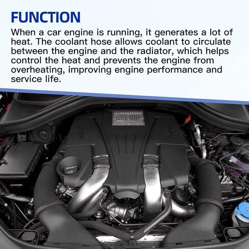 خط خرطوم خزان سائل التبريد مناسب لمرسيدس بنز GL450 2013-2014، GL550 2013-2016، GLS550 2017-2019، ML550 2012-2014 # استبدال خزان التوسعة 1668301400 إلى خرطوم المياه الإضافي لمضخة المياه in Kuwait