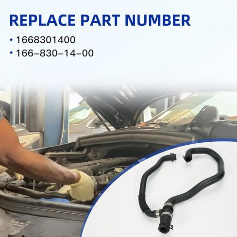 خط خرطوم خزان سائل التبريد مناسب لمرسيدس بنز GL450 2013-2014، GL550 2013-2016، GLS550 2017-2019، ML550 2012-2014 # استبدال خزان التوسعة 1668301400 إلى خرطوم المياه الإضافي لمضخة المياه in Kuwait