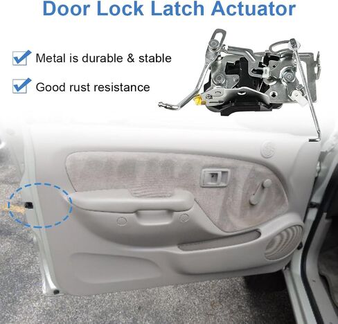 Front Left Lock Latch Actuator Assembly Replacement for 69320-04010 Compatible with Toyota Tacoma 1998-2004, Door Lock Actuator Driver Side Assembly (Non-Power) in Saudi Arabia
