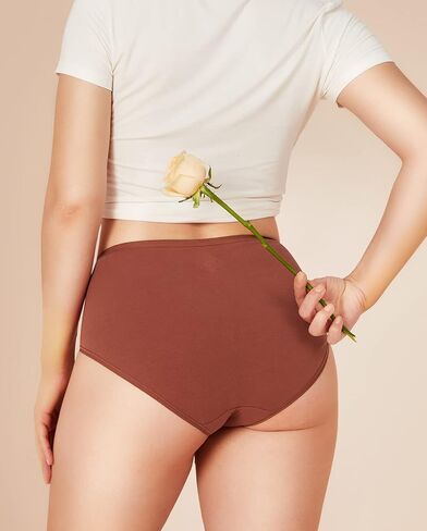 Cotton Women's Underwear Breathable Full Briefs Soft Panties Comfort Underpants Ladies Panties 4 Pack in Saudi Arabia