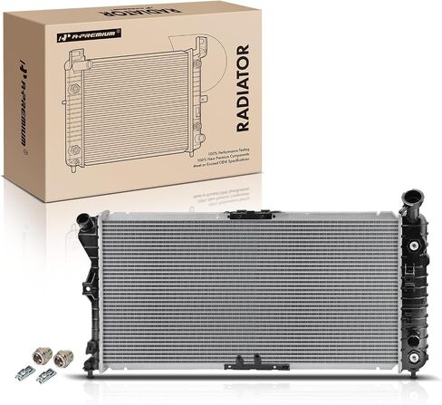 A-Premium Engine Coolant Radiator Assembly with Transmission Oil Cooler Compatible with Chevrolet Impala 2000-2003 & Buick Regal 2000-2004, 3.8L in Saudi Arabia