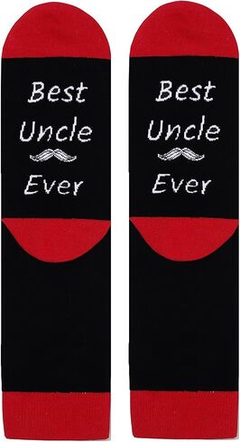 Funny Novelty Socks Gifts Unisex Socks|For Uncle Son Husband Brother Father in Law dad, Gifts For Family in Saudi Arabia