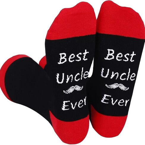 Funny Novelty Socks Gifts Unisex Socks|For Uncle Son Husband Brother Father in Law dad, Gifts For Family in Saudi Arabia