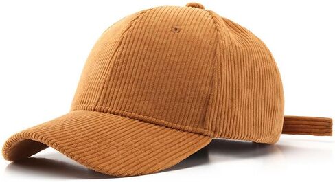 Baseball Cap for Men Women Adjustable Sports Hat Vintage Corduroy Hat Trucker Cap in Kuwait