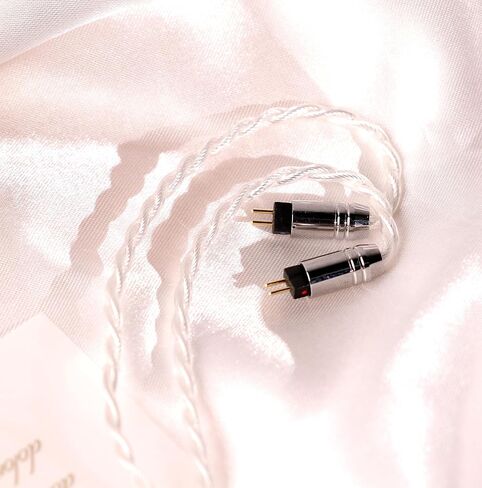 Linsoul Tripowin Solstice 26AWG Silver-Plated Copper HiFi IEM Cable for in Ear Monitor, Audiophile(Recessed 2pin, 3.5mm) in Kuwait