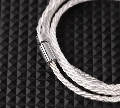Linsoul Tripowin Solstice 26AWG Silver-Plated Copper HiFi IEM Cable for in Ear Monitor, Audiophile(Recessed 2pin, 3.5mm) in Kuwait