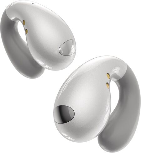 Ultra Open Ear Clip Earbuds - Bone Conduction Headphones with Wireless Bluetooth, Lightweight Clip on Ear Buds, Over The Ear Comfort for Fitness, Running and Gym, Designed for Small Ears in Saudi Arabia