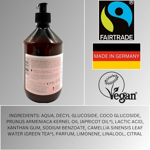 Fairtrade Washing Lotion Intimate 16.06 oz - Natural Cosmetics Sensitive Intimate Care with Apricot in Saudi Arabia