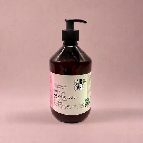 Fairtrade Washing Lotion Intimate 16.06 oz - Natural Cosmetics Sensitive Intimate Care with Apricot in Saudi Arabia