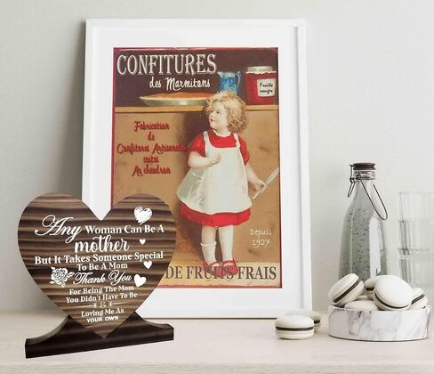 Thank You Mom Gifts, from Daughter or Son Wood Signs, Gift Wood Plaque Heart, Meaningful Gifts for Mom, Heart Wood Sign, Mom Plaque, Meaningful Gifts for Mom, Birthday, Mother's Day, Christmas in Kuwait