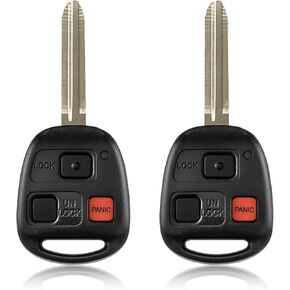 2 Keylessbest Replacement for 2006 2007 2008 2009 Toyota Landcruiser FJ Cruiser Key Fob Remote Control HYQ12BBT 3 Buttons 314MHz