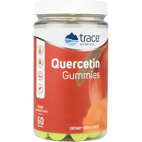 Trace Minerals Quercetin - Antioxidant Supplement Supports Immune & Cellular Health - Essential Nutrients Supplement Supports Mineral Absorption & Cardiovascular Health - Mango, 60 Gummies