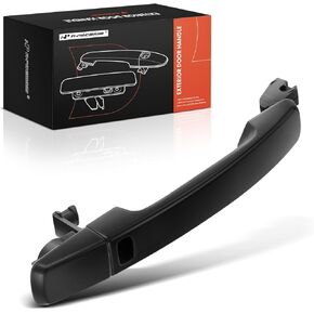 A-Premium Front Right Passenger Side Exterior Door Handle Compatible with Nissan Altima 2007-2013, Sentra 2007-2012, with Passive Entry, Primed Black, Replace# 80606ZT50A
