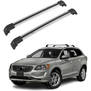 Roof Rack Cross Bars fit for Volvo XC60 2009-2017 Cargo Carrier Bag Luggage Kayak Canoe Bike Snowboard Skiboard