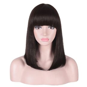 Women Black Beehive Wig Long Curly Wavy Bouffant Heat Resistant Synthetic Hair wigs for Womens Vintage Costume Cosplay Halloween Party