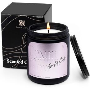 Aromatherapy Candle, Vanilla Scented Candles for Home, 7OZ 100% Natural Soy Wax Candles for Women, Perfect Candles Gift for Christmas Birthday Thanksgiving Day
