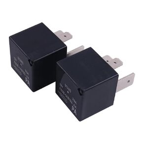 70A 12V 4-Pin 2Pcs Automotive Power Relay High Power Relays F80B-14B192-AA Compatible with Car Models V23136-J4-X89, DH22-14B192-EA, V23136-J4-X62, 5M5T-14B192-EA, V23136-J4-X60