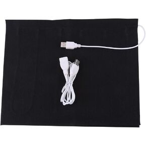 Electric Heater Pad, 1pc Heating Pad 5V USB Electric Cloth Heater Pad Heating for Clothes Seat Pet Warmer 35 to 50, Heating Pads