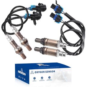 O2 Oxygen Sensor 234-4337 234-4018 Upstream and Downstream Compatible with Chevy GMC Yukon Suburban Silverado Avalanche Sierra Replaces# 234-4087 25161130 234-4112 Set of 4