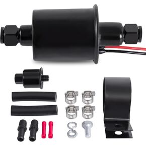 Universal 12V Electric Fuel Pump 2.5-4.5 PSI Compatible with Gas Diesel Marine Carburetor Marine E8016S