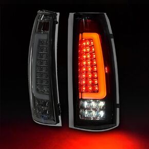 أضواء خلفية LED كاملة لسيارة Chevy GMC 1988-1999 C/K شاحنة بيك اب سيلفرادو سييرا تاهو يوكون إشارة الانعطاف في الضواحي، ضوء الفرامل، ضوء عكسي مدخن