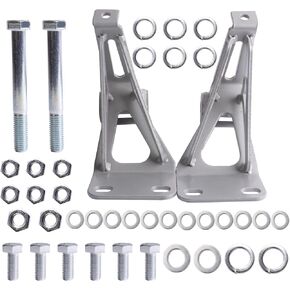 MITZONE Sheet Metal Mounts Brackets Compatible with 1963-1972 Chevy C10 GMC Truck Small Block V8 Works with Small Block Only Also Fitment for 69 C10 Motor mounts