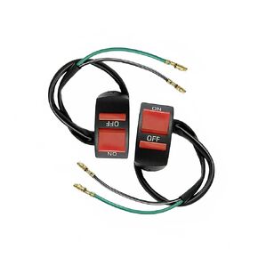 (2 PCS) 7/8'' Handlebar On Off Switch Fits for Coleman CT100U CT200U BT200X Motorcyc Dirt Bike Mini Bike ATV LED Headlight Running Brake Lights Part